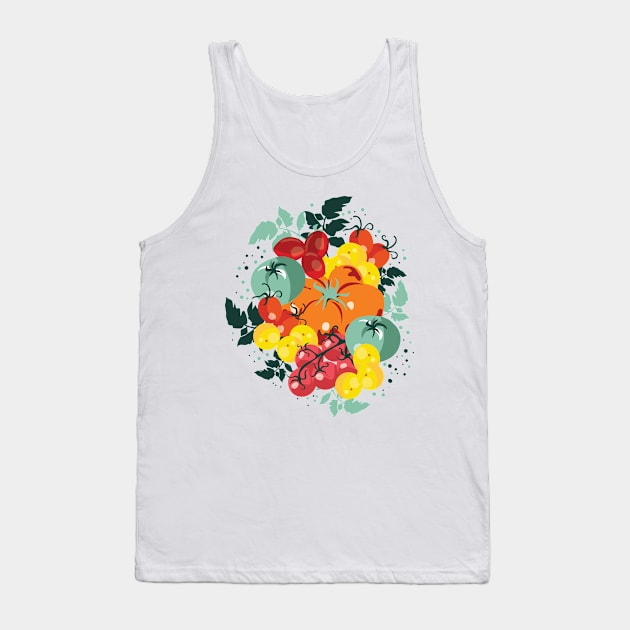 Tomatoes Tank Top by Valeria Frustaci 